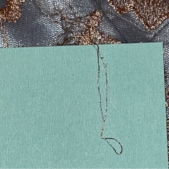 Chi Chi London Lace Midi Dress | Silver & Rose Gold | Elegant Party Dress - Picture 7 of 8